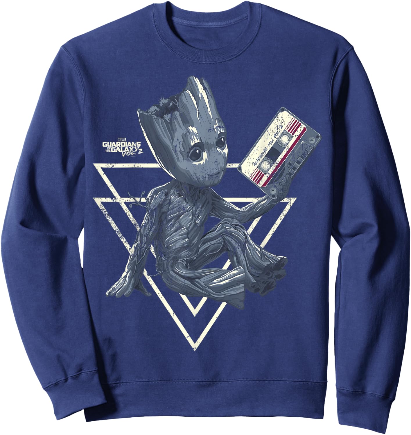 Marvel Guardians of the Galaxy Vol. 2 Groot Mixtape Sketch Sweatshirt - Sweatshirt | Navy