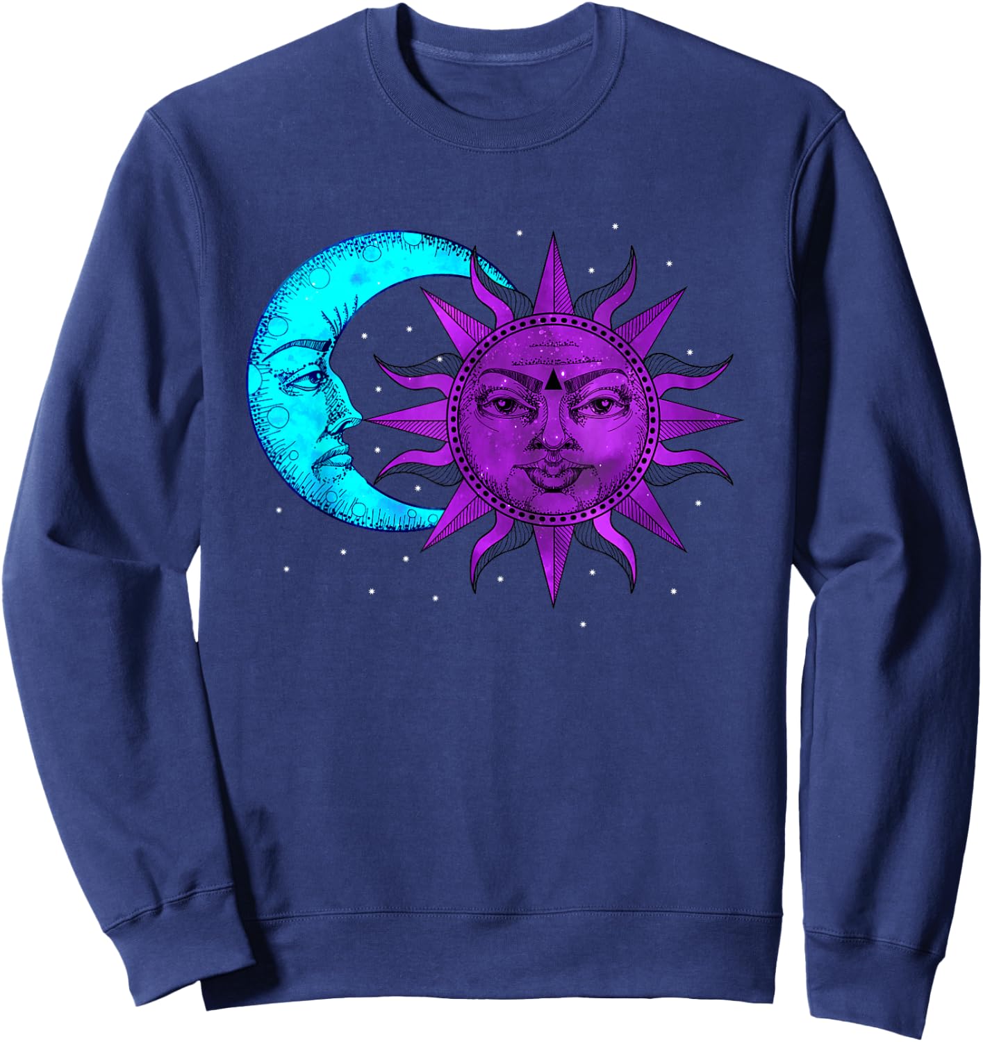 Moon and Sun Astronomy Sweatshirt - Sweatshirt | Navy