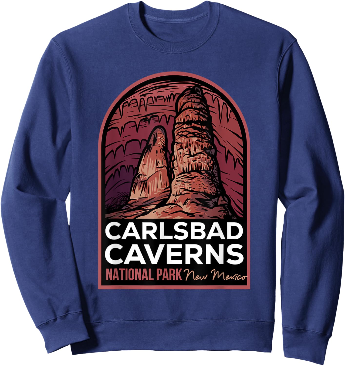 Carlsbad Caverns National Park Sweatshirt - Sweatshirt | Navy