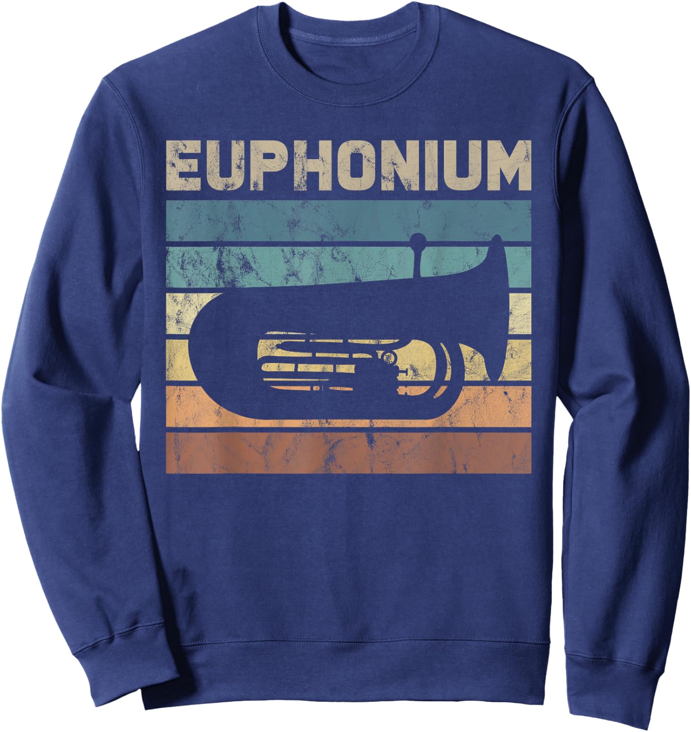 Euphonium Music Musician Baritone Sweatshirt - Sweatshirt | Navy