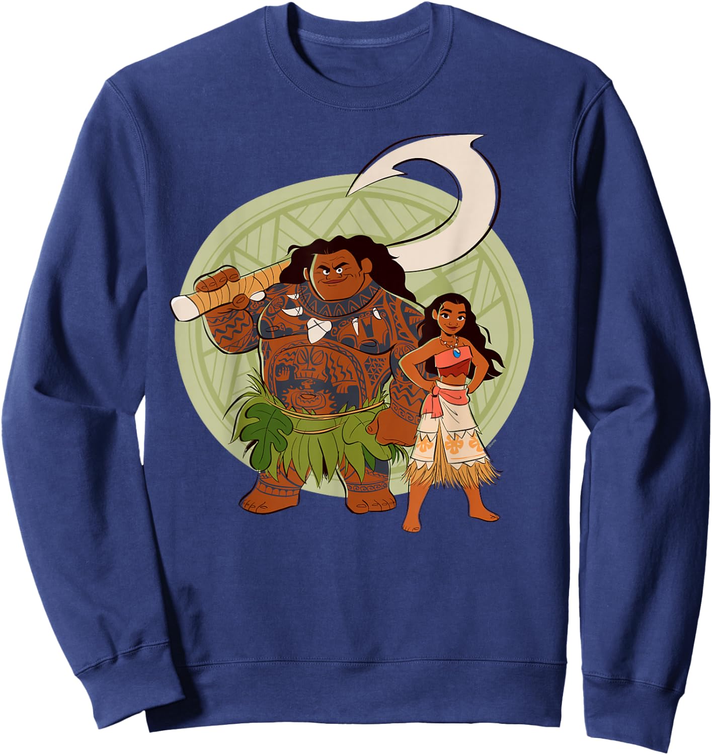 Disney Moana and Maui Best Friends Adventure Together Sweatshirt - Sweatshirt | Navy