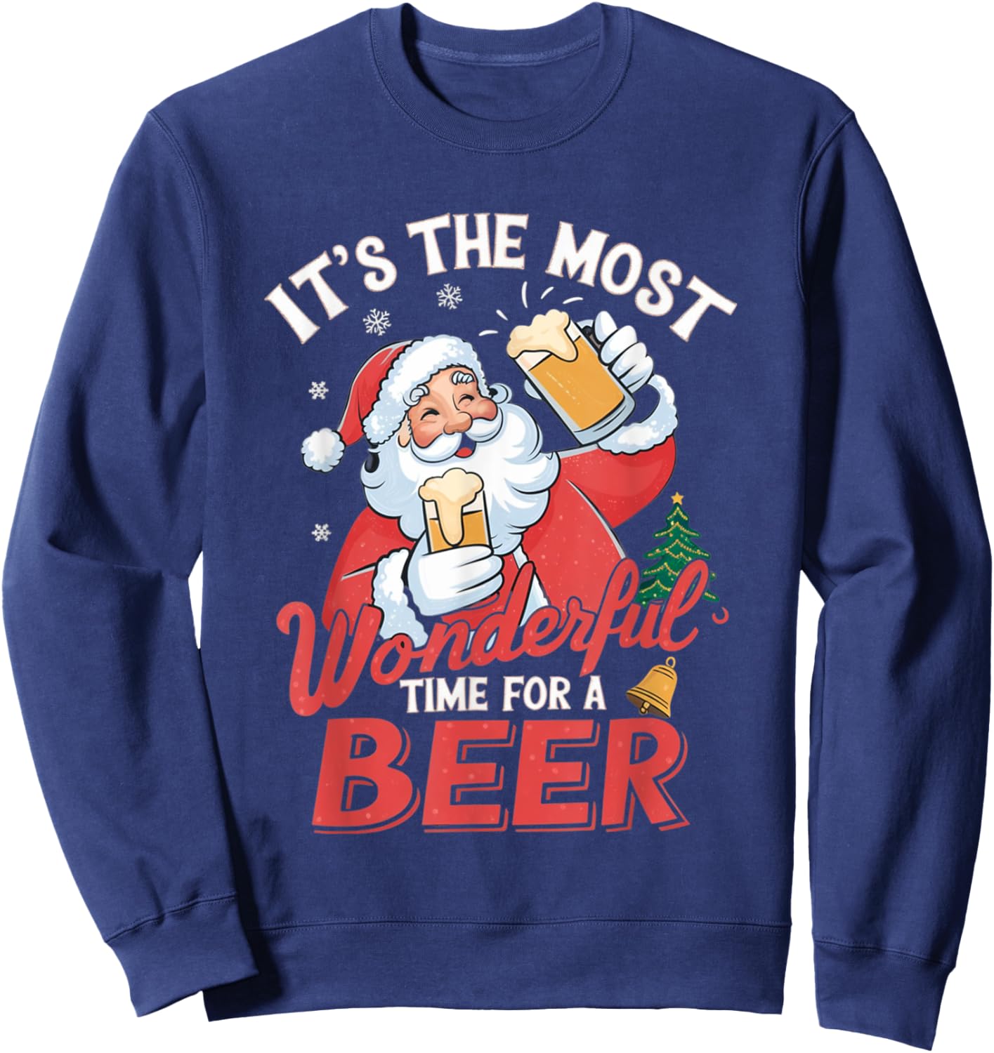 It's the most wonderful time for a beer Sweatshirt - Sweatshirt | Navy
