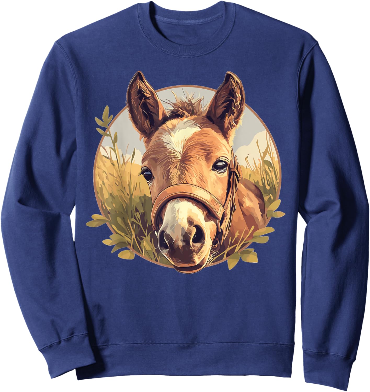 Horses Horse Sweatshirt - Sweatshirt | Navy