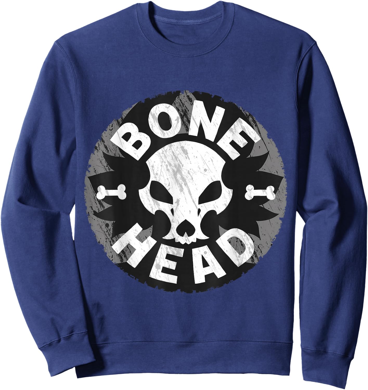BONE HEAD - Skulldog Sweatshirt - Sweatshirt | Navy