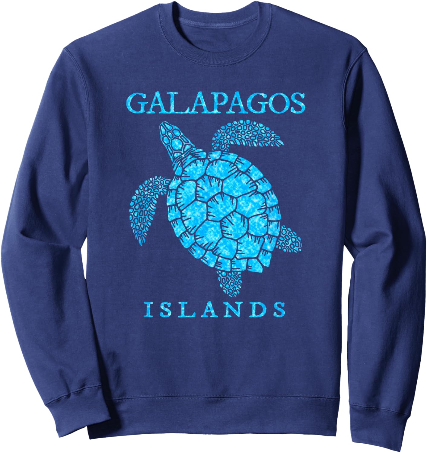Galapagos Islands Ecuador Sea Turtle Souvenir Sweatshirt - Sweatshirt | Navy