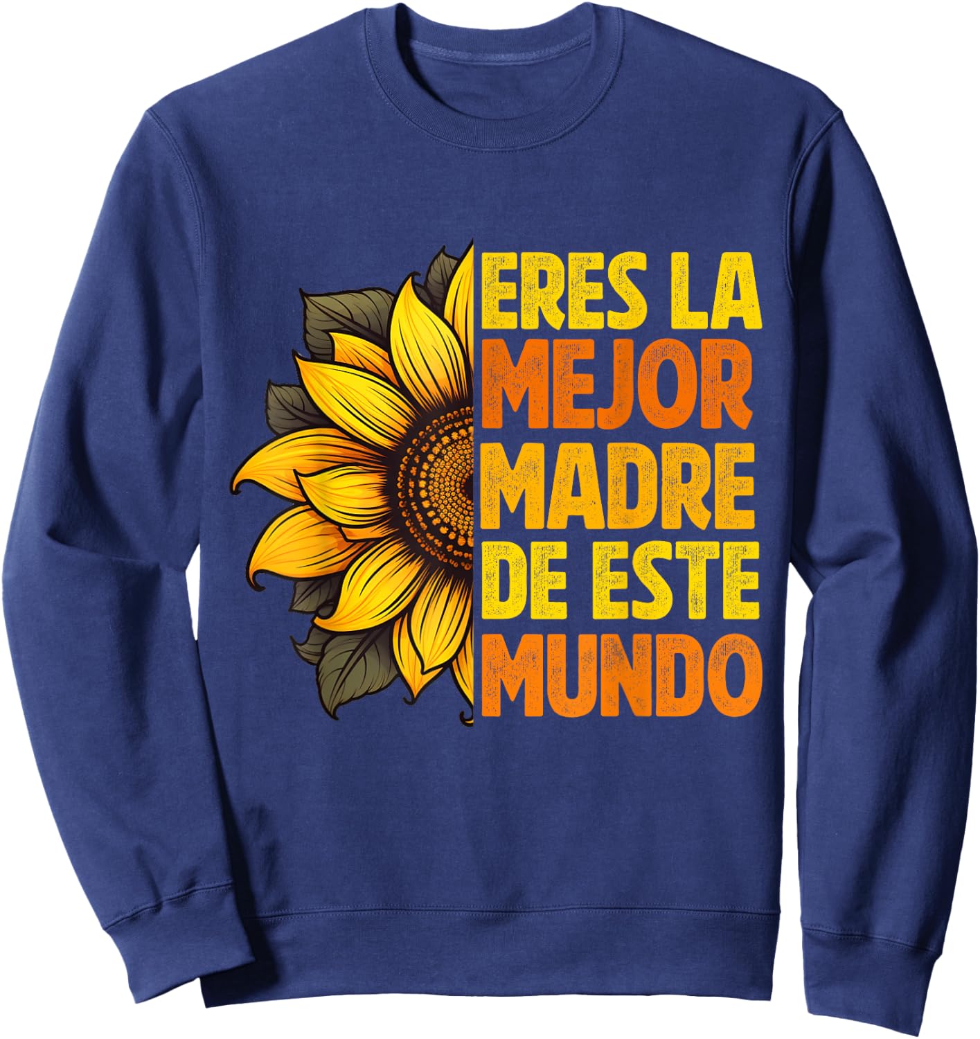 Regalos Para Mama Dia De Las Madre Espanol Camiseta Abuela Sweatshirt - Sweatshirt | Navy