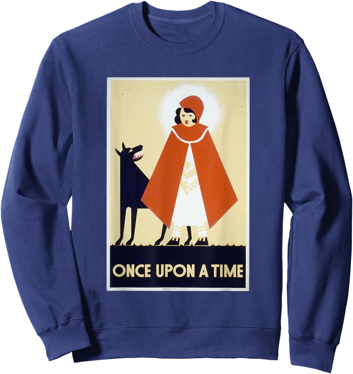 Once Upon A Time Fairy Tale Vintage Story American Shirt Sweatshirt - Sweatshirt | Navy