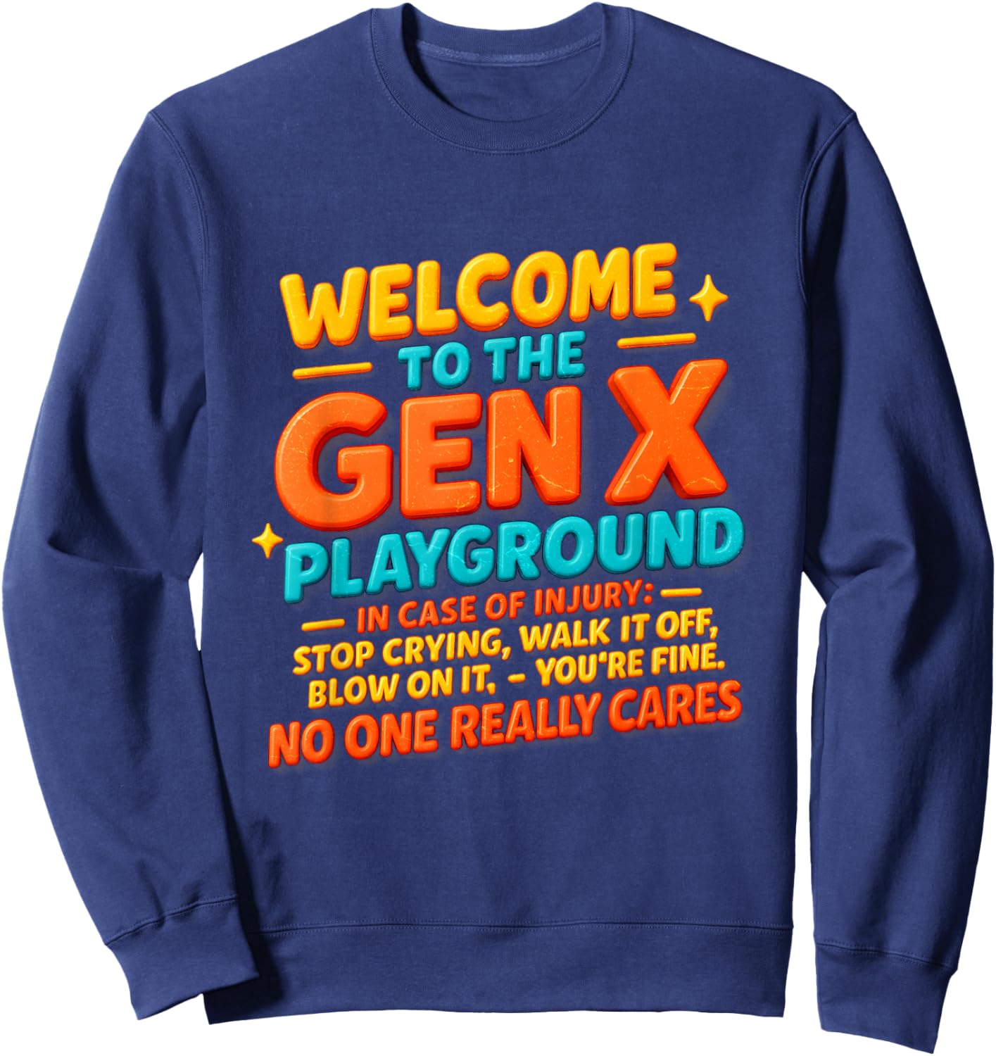 NoOne Really Cares Sweatshirt - Sweatshirt | Navy
