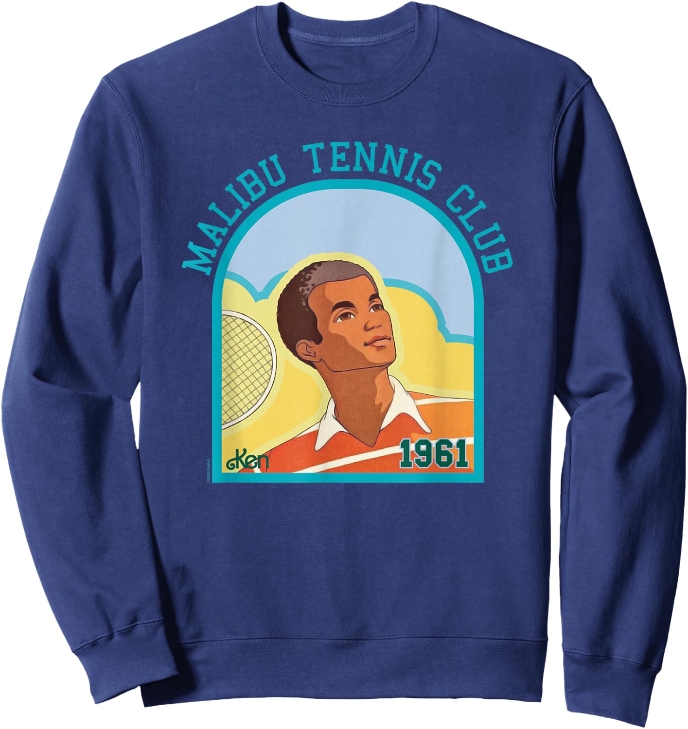 Barbie Ken Malibu Tennis Club 1961 Sweatshirt - Sweatshirt | Navy