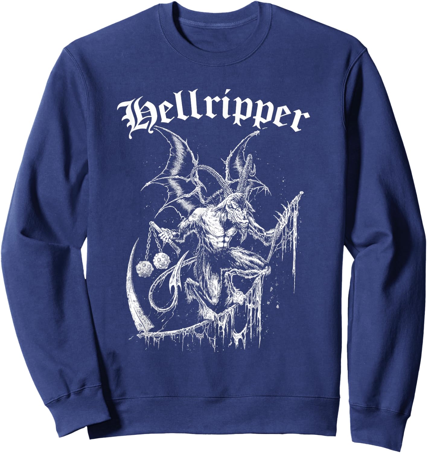 Hellripper - Riddick Reaper Sweatshirt - Sweatshirt | Navy