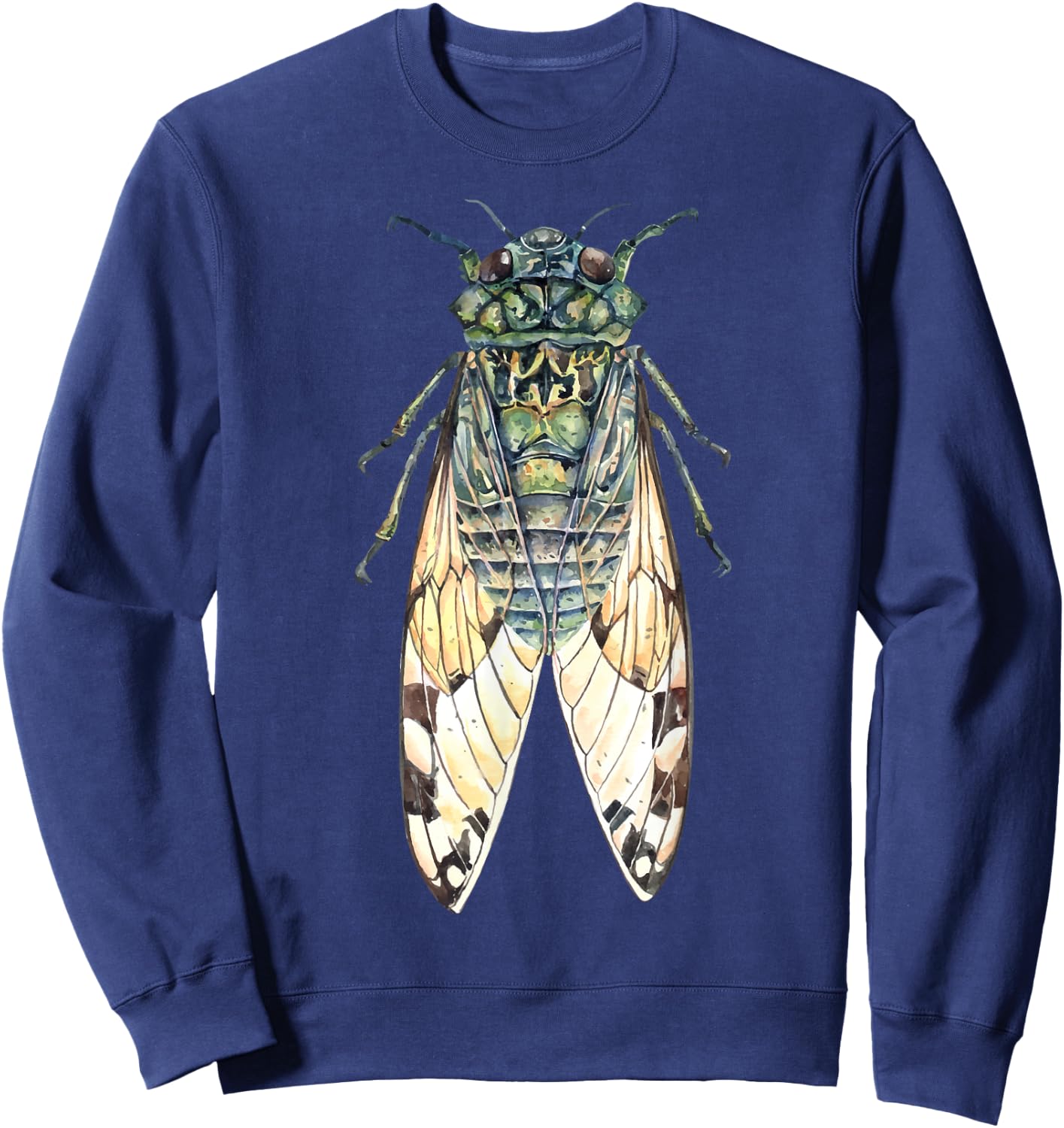 CICADA Insect Great Eastern Brood X USA 2024 Magicicada Sweatshirt - Sweatshirt | Navy