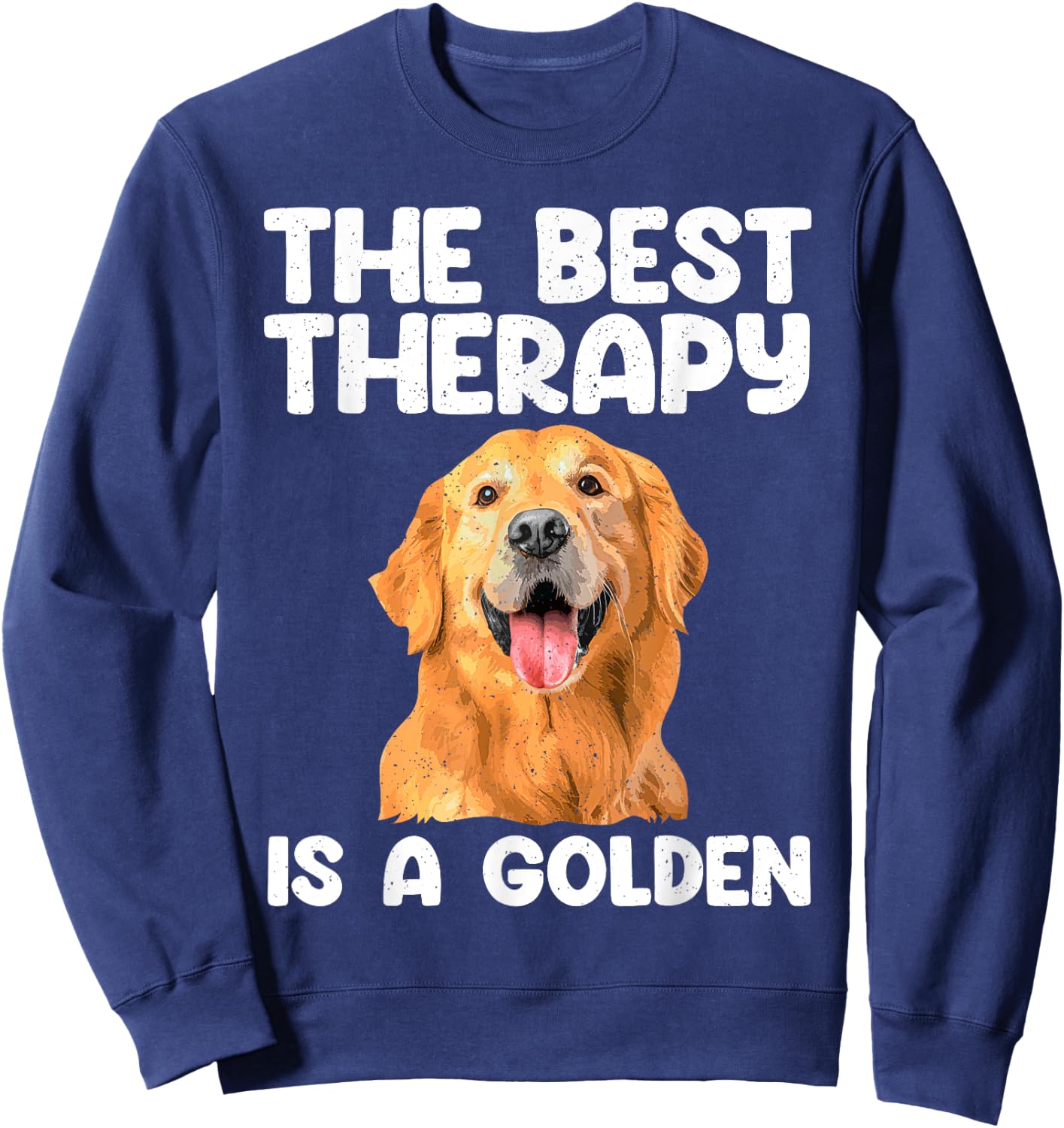 Golden Retriever Design Women Golden Retriever Lover Sweatshirt - Sweatshirt | Navy