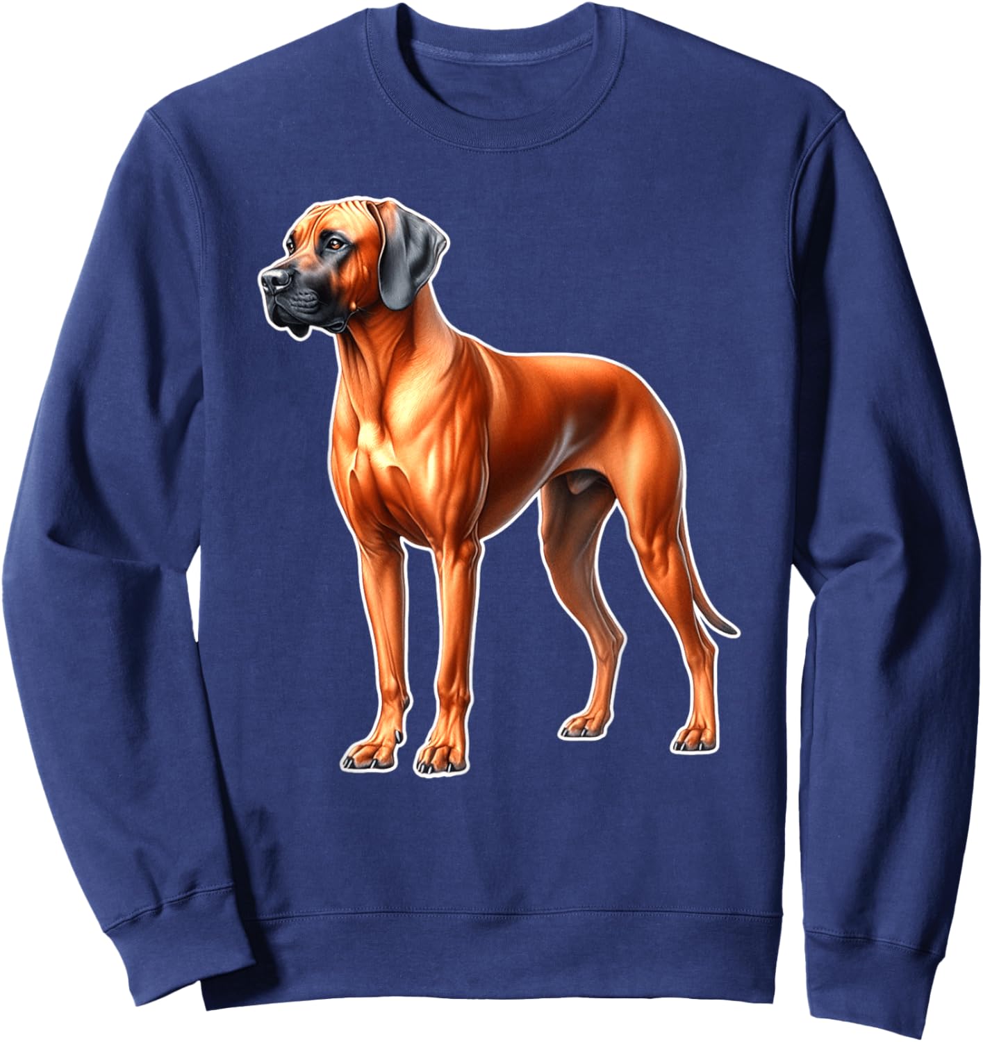 Rhodesian Ridgeback Dog Sweatshirt - Sweatshirt | Navy