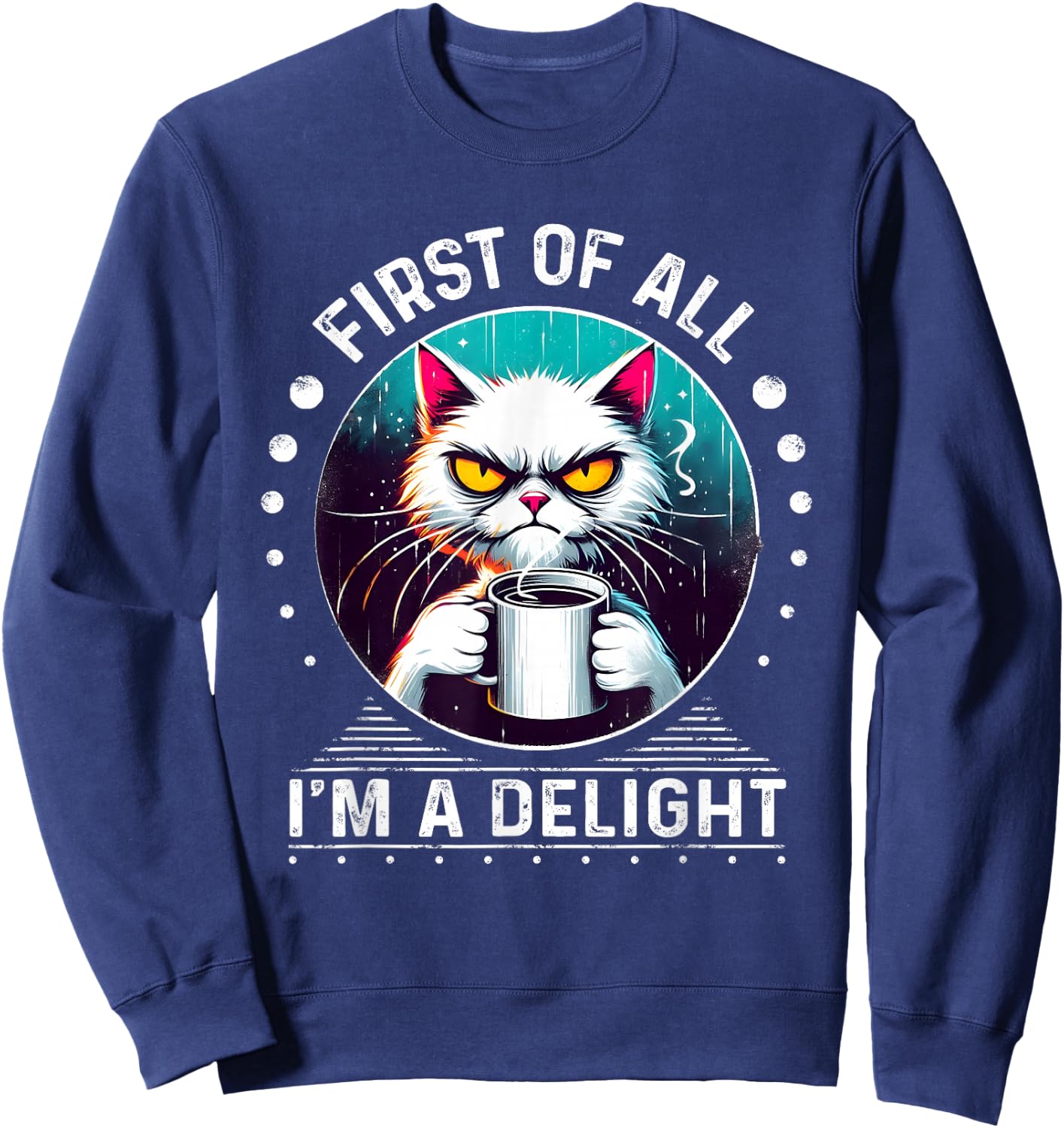 First of all, I Am a Joy Sarcastic Sweatshirt - Sweatshirt | Navy