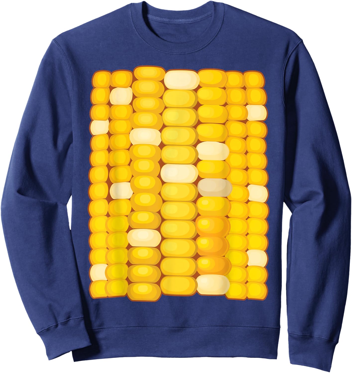 Corn Costume Halloween | Cool Food Dress-Up Gift Sweatshirt - Sweatshirt | Navy
