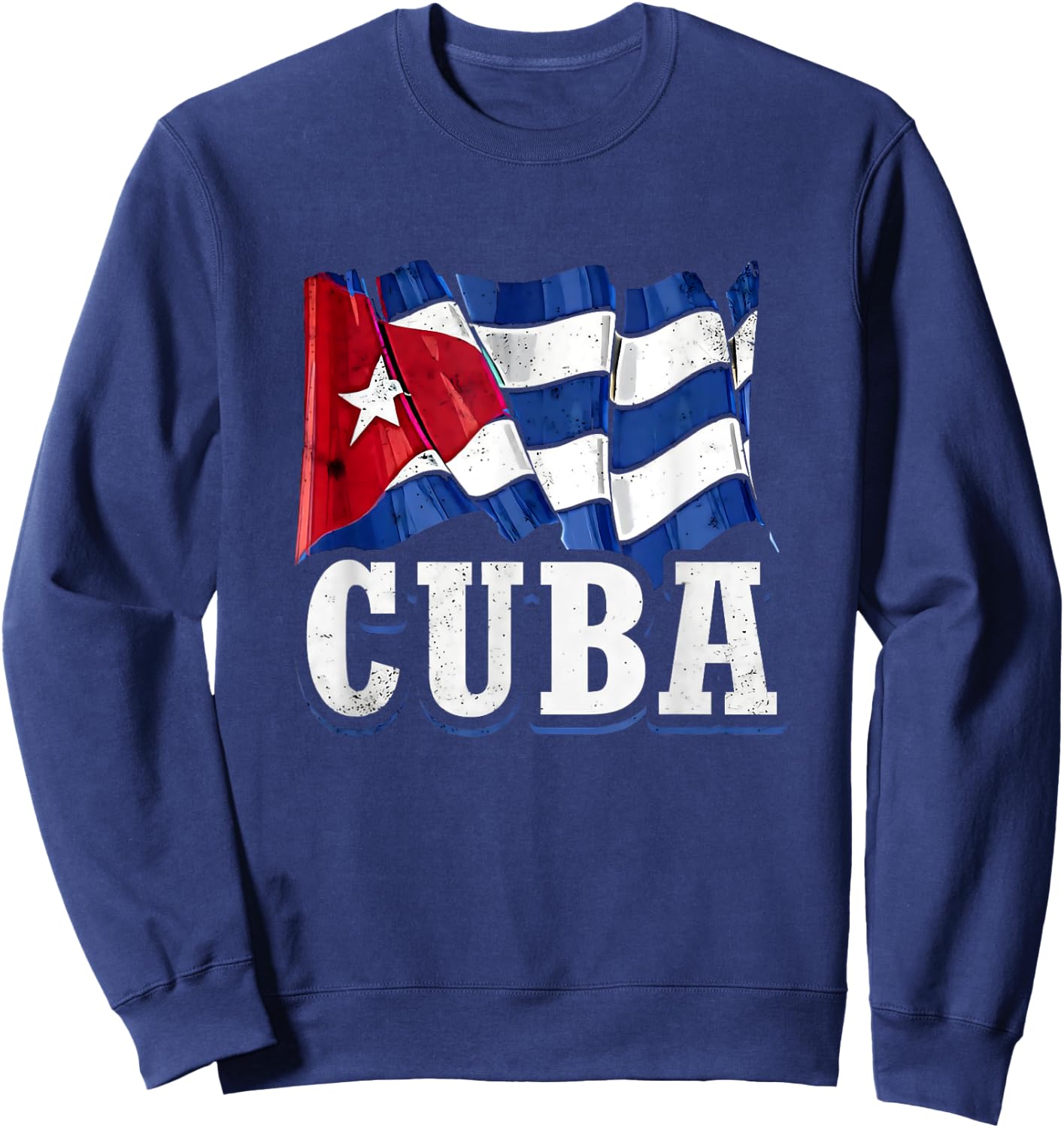 Cuba flag , cuban maps, cuba and men Sweatshirt - Sweatshirt | Navy