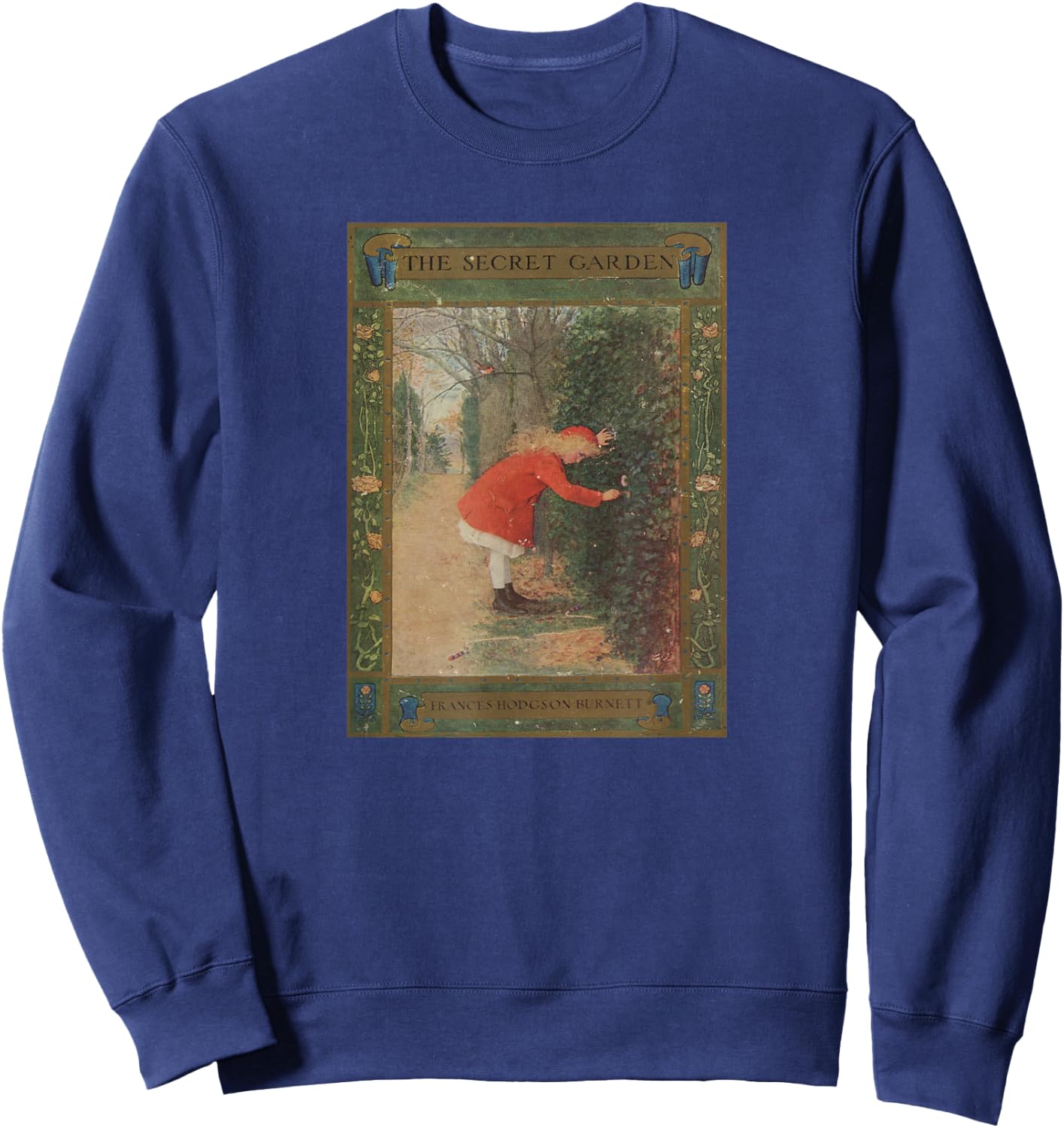 The Secret Garden Book Cover Sweatshirt - Sweatshirt | Navy