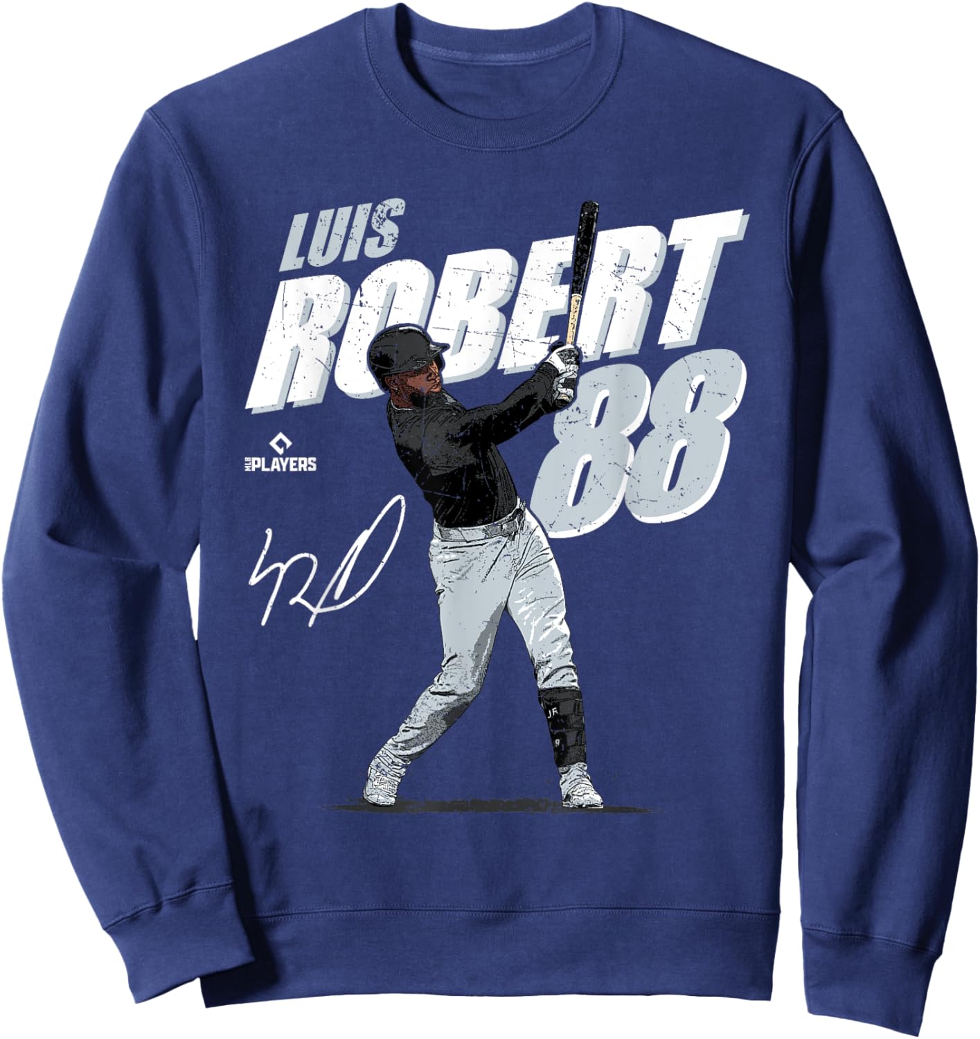 Luis Robert | Chicago Baseball Players | MLBLRT3001 Sweatshirt - Sweatshirt | Navy