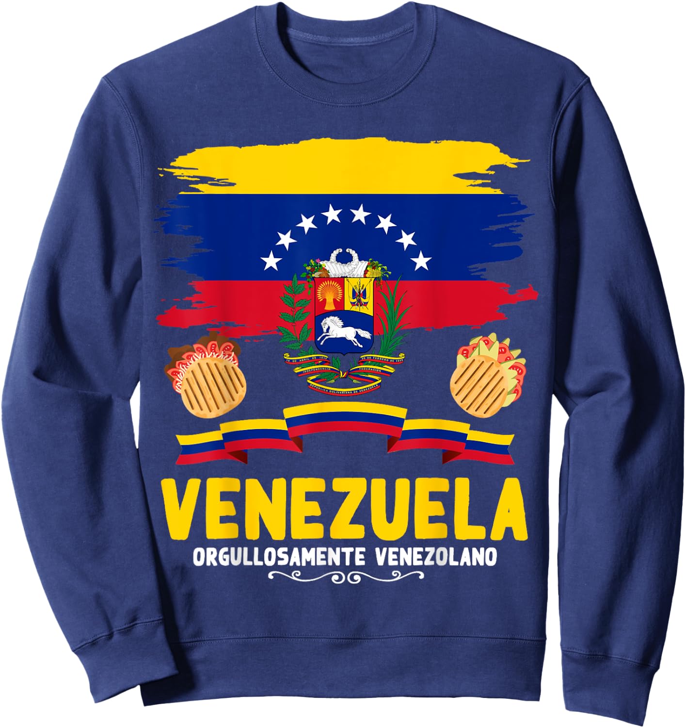 Venezuela Flag Outfit Idea For Kids & Venezuelan Flag Sweatshirt - Sweatshirt | Navy