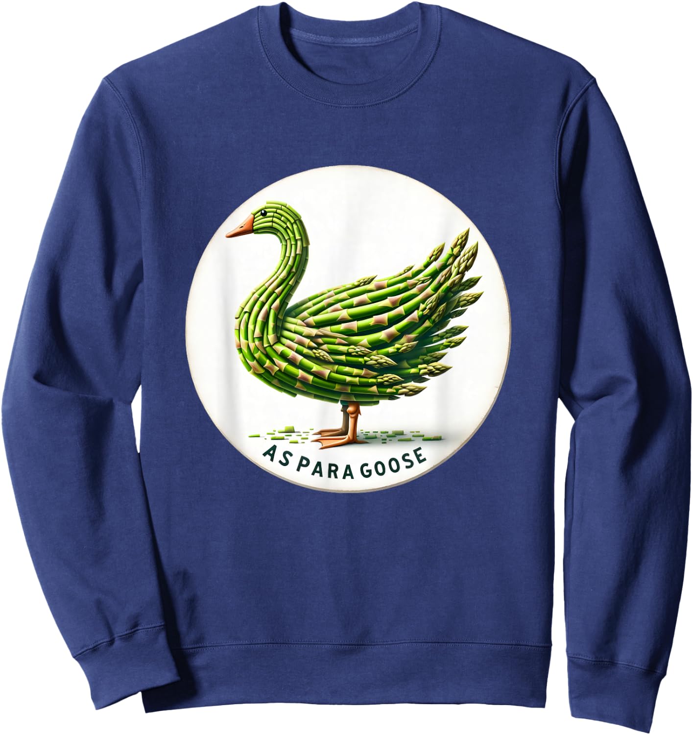 Asparagus Veggie Pun Dedign For Foodies And Garden Lovers Sweatshirt - Sweatshirt | Navy