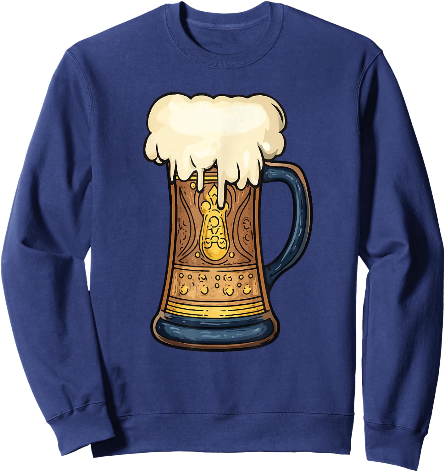 Frank And Stein Pun Funny Couples Halloween Costume STEIN Sweatshirt - Sweatshirt | Navy