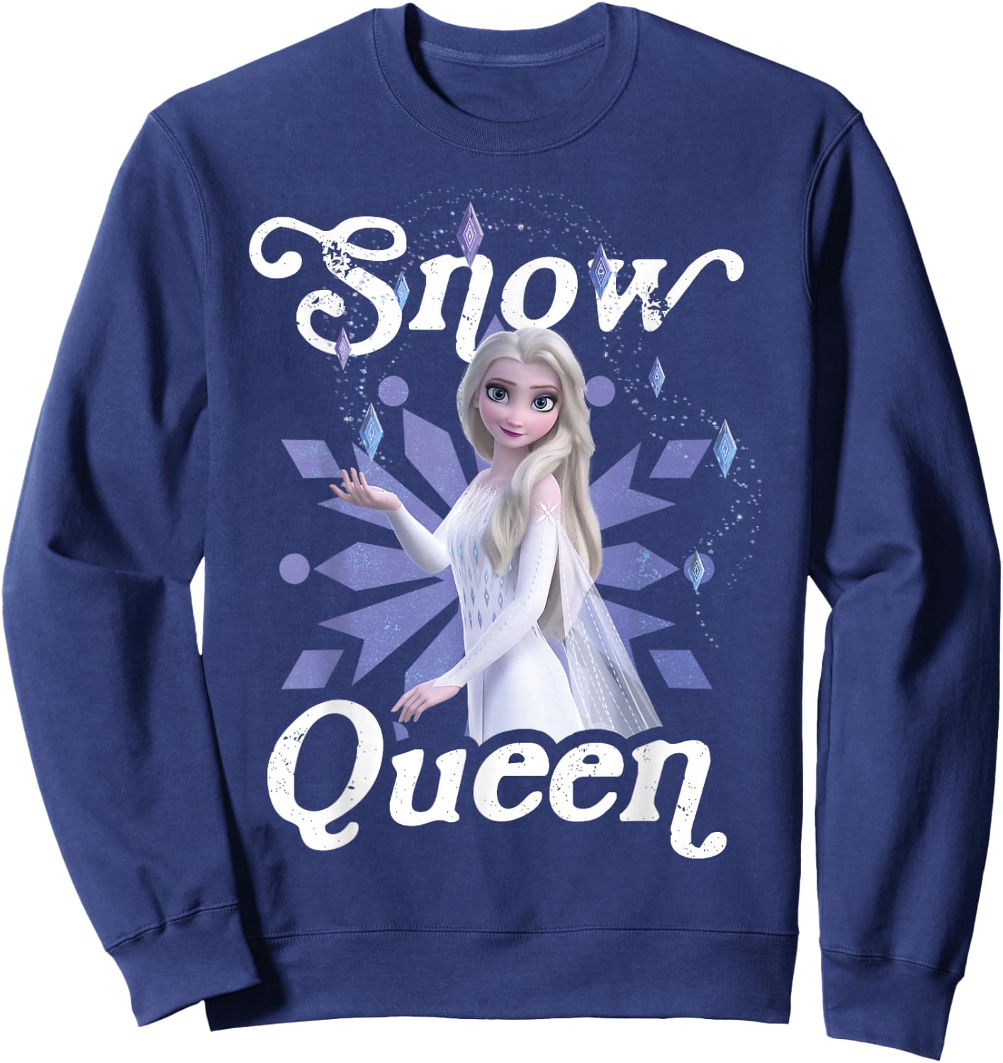 Disney Frozen 2 Elsa Snow Queen Portrait Sweatshirt - Sweatshirt | Navy