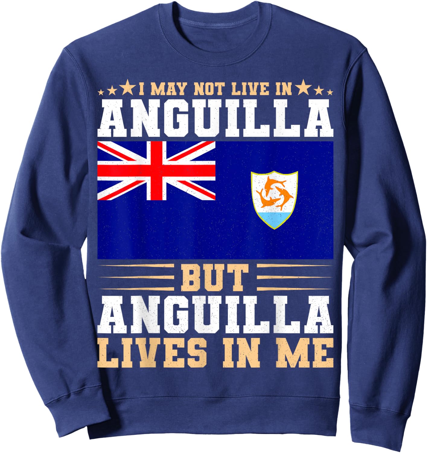 Anguilla Sweatshirt - Sweatshirt | Navy