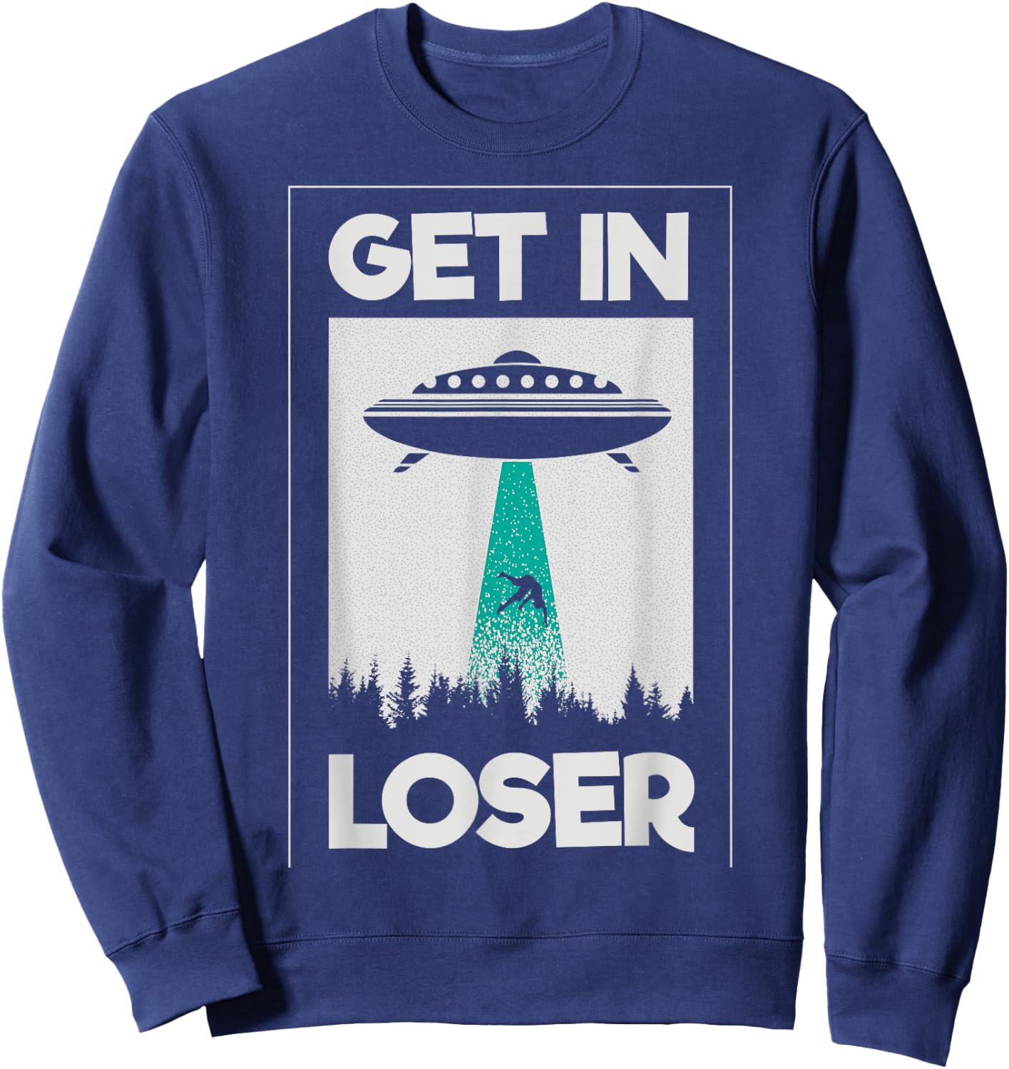 Alien For Extraterrestrial Life Enthusiasts Sweatshirt - Sweatshirt | Navy