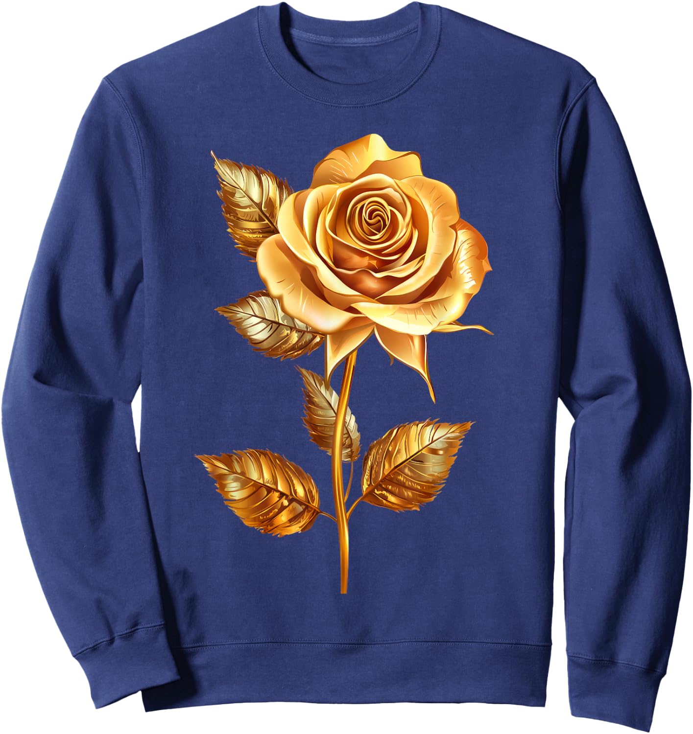 Rose Graphic Sweatshirt - Sweatshirt | Navy