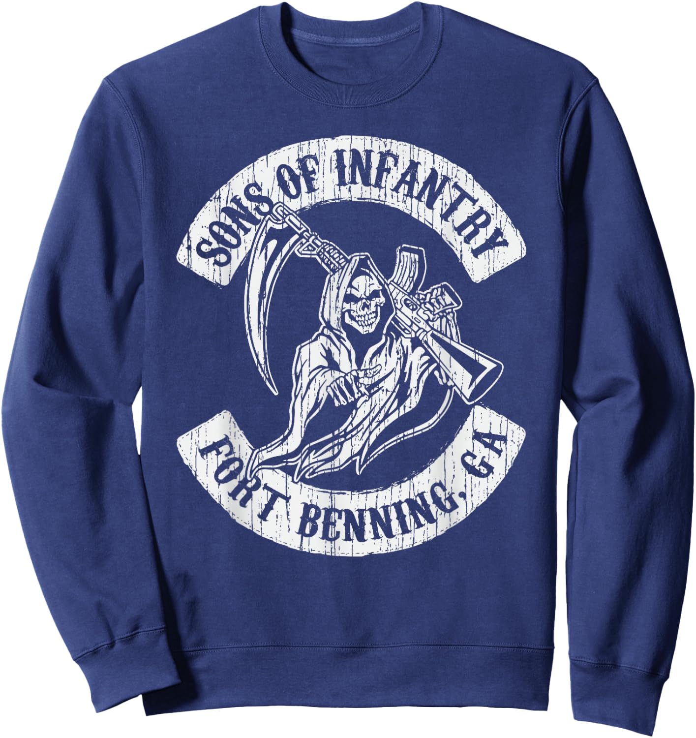 American Marauder: Sons of Infantry Fort Benning Sweatshirt - Sweatshirt | Navy