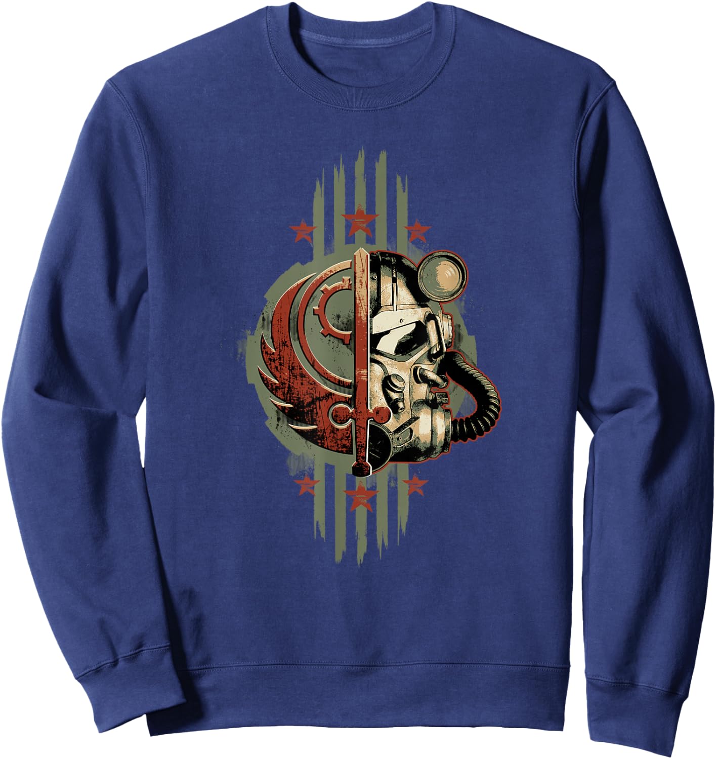 Fallout - Brotherhood of Steel Helmet Sweatshirt - Sweatshirt | Navy
