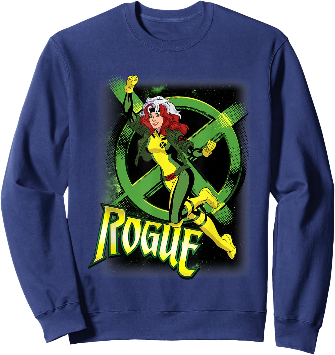 Marvel X-Men Rogue Taking Flight Epic Shot Sweatshirt - Sweatshirt | Navy