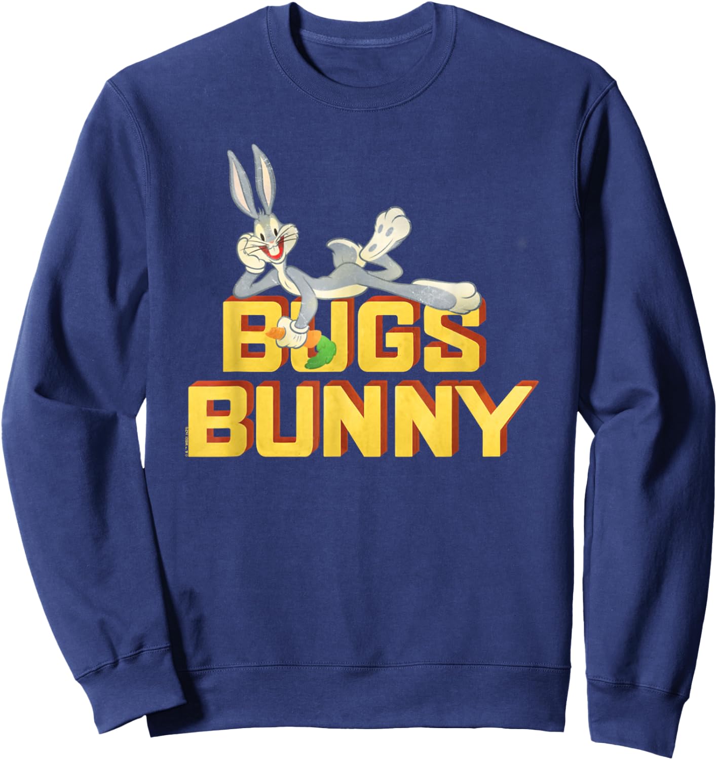 Looney Tunes Bugs Bunny Retro Art Sweatshirt - Sweatshirt | Navy