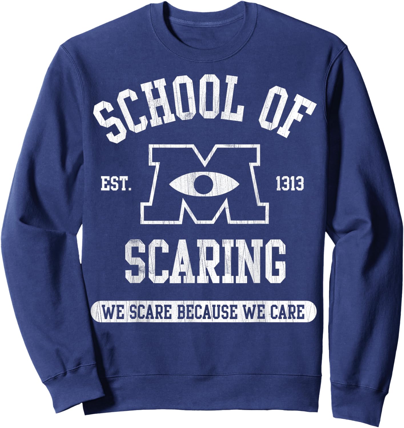 Disney Pixar Monsters University School of Scaring EST. 1313 Sweatshirt - Sweatshirt | Navy