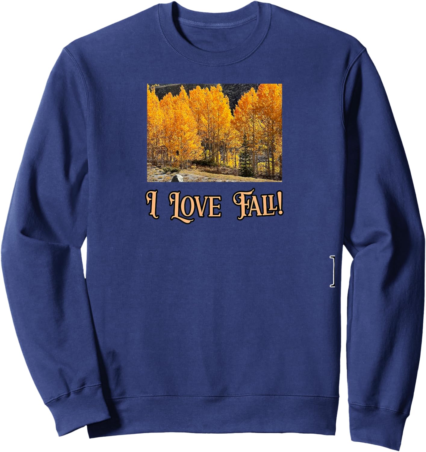 Colorado Aspen Trees Sweatshirt - Sweatshirt | Navy