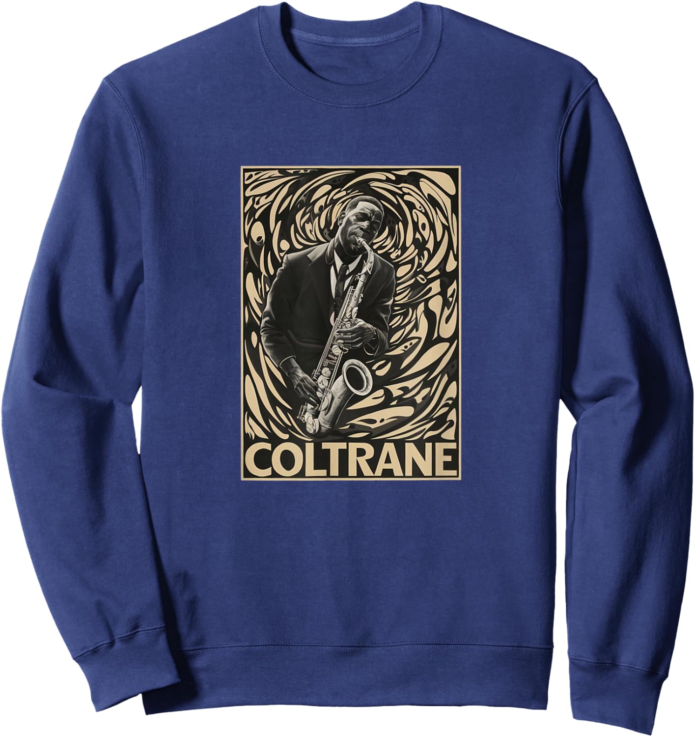 Yes, I Speak Coltrane - Jazz Music Lover Sweatshirt - Sweatshirt | Navy