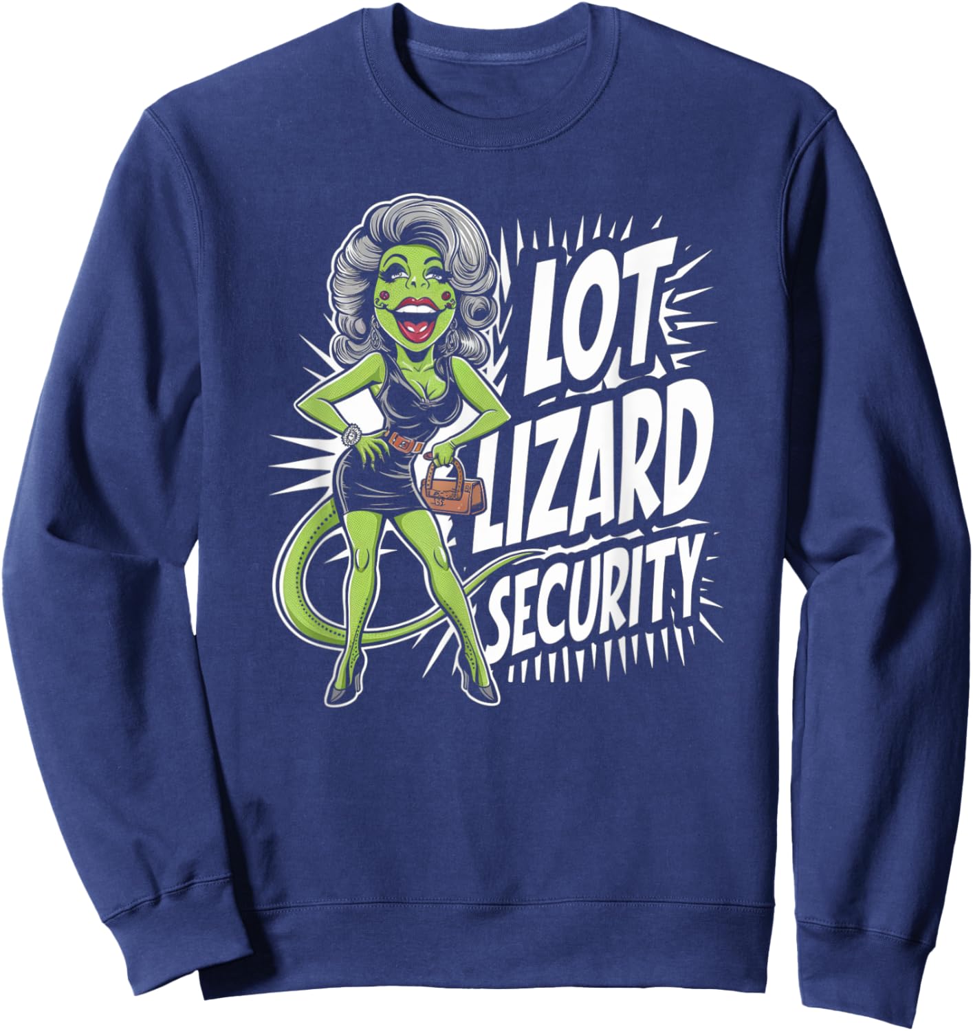 Lot Lizard Security Sweatshirt - Sweatshirt | Navy