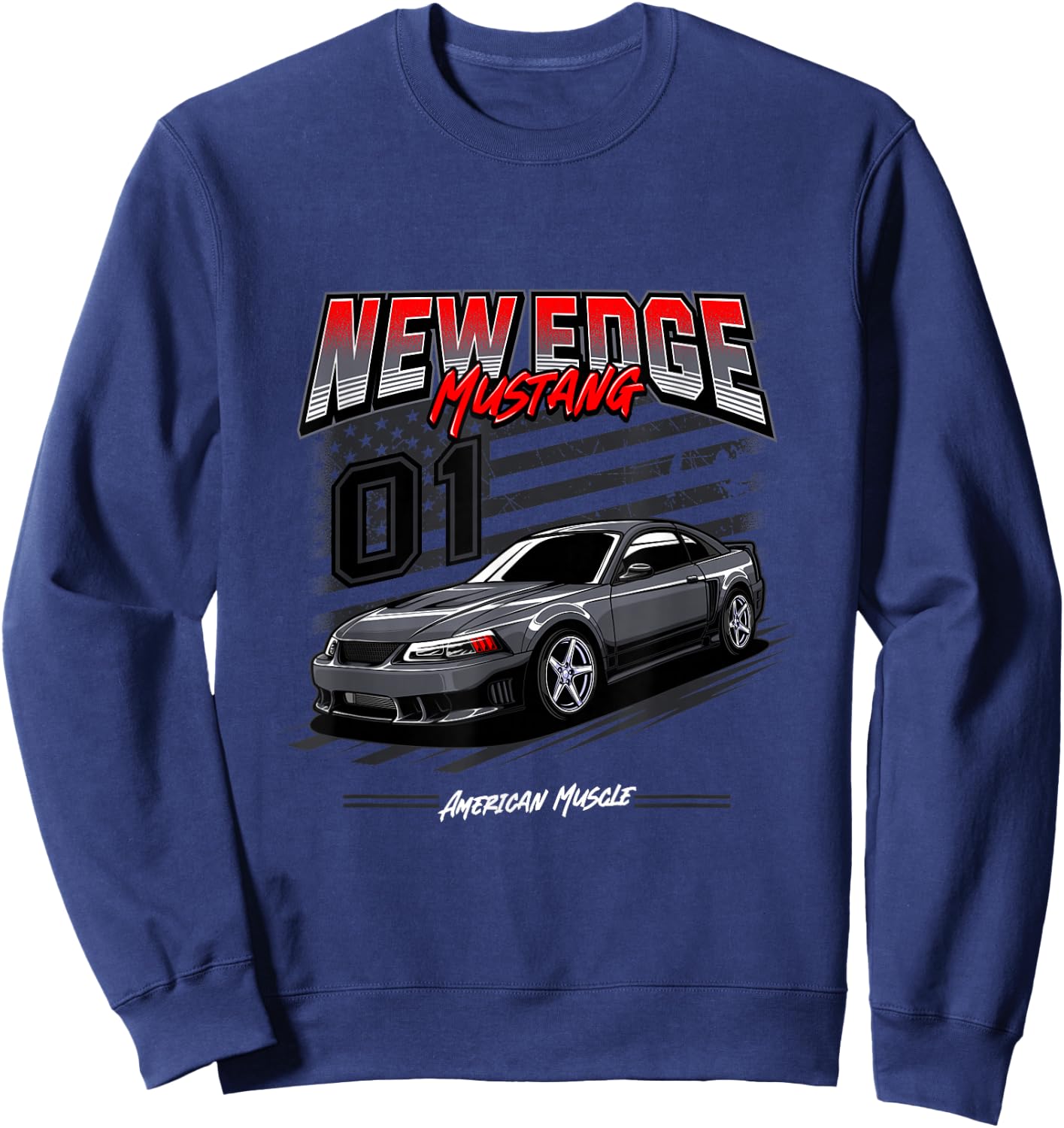American Muscle Car New Edge Coupe 4.6 Sweatshirt - Sweatshirt | Navy