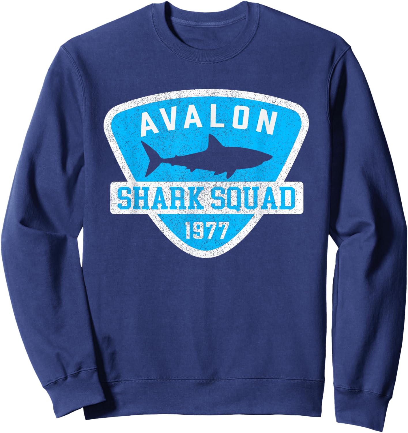 Avalon New Jersey Shark Souvenir Boys Vintage Sweatshirt - Sweatshirt | Navy