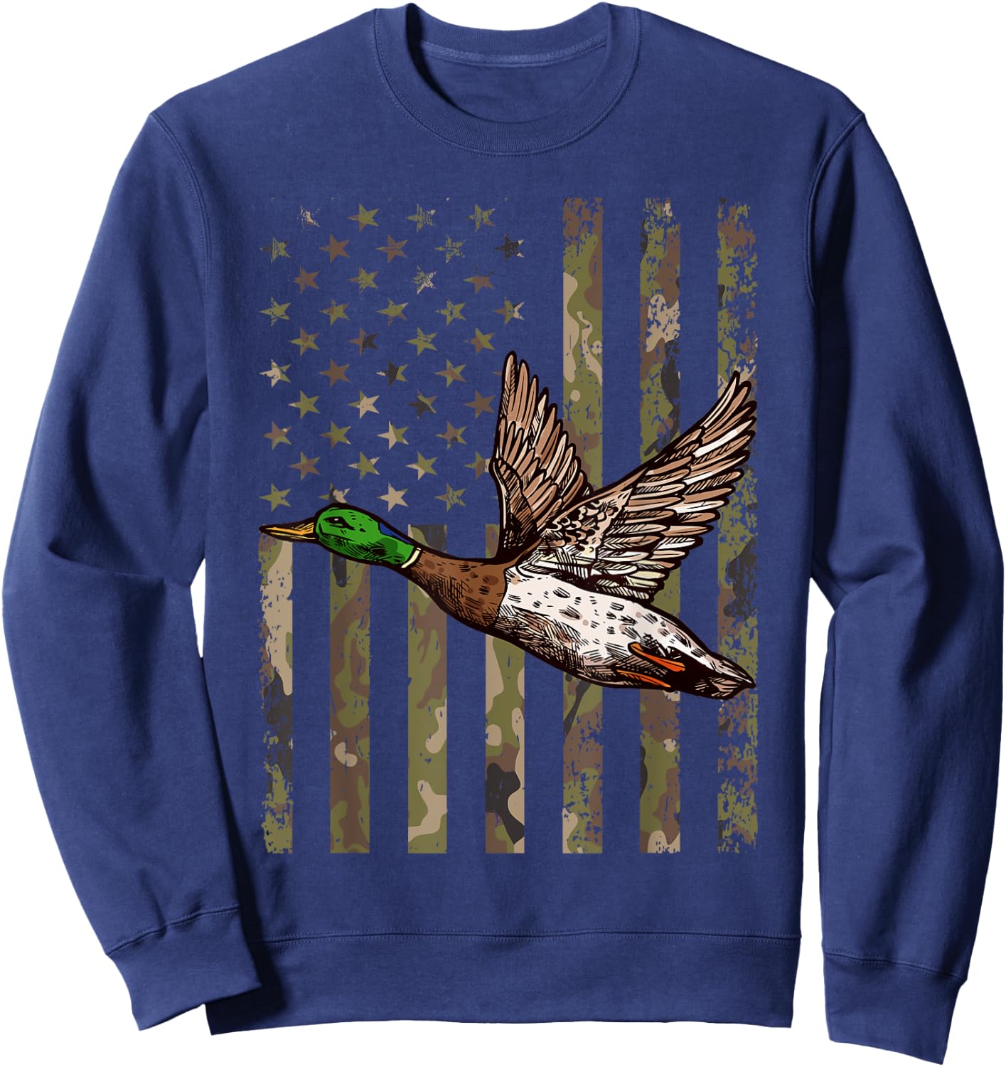Duck Hunting Design Women Goose Hunt Duck Hunter Sweatshirt - Sweatshirt | Navy