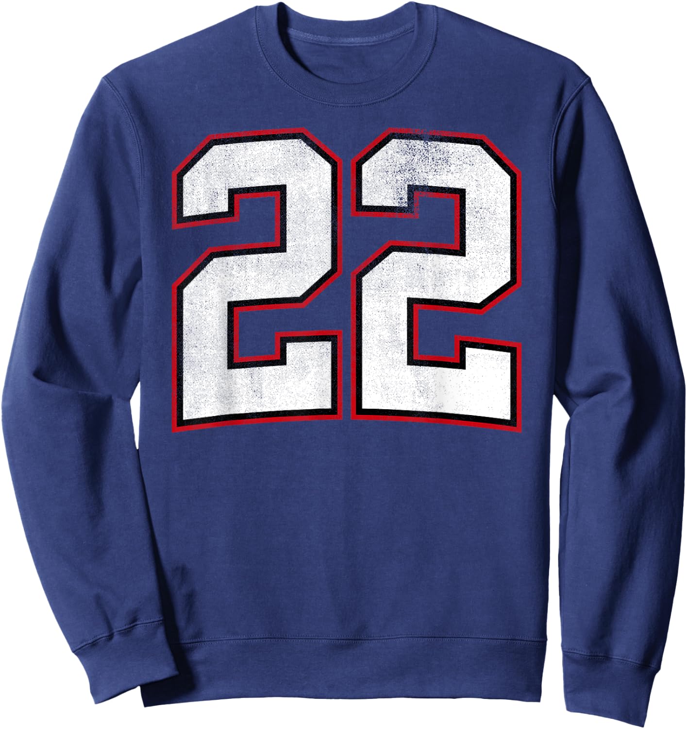 Number Twenty Two 22 Sweatshirt - Sweatshirt | Navy