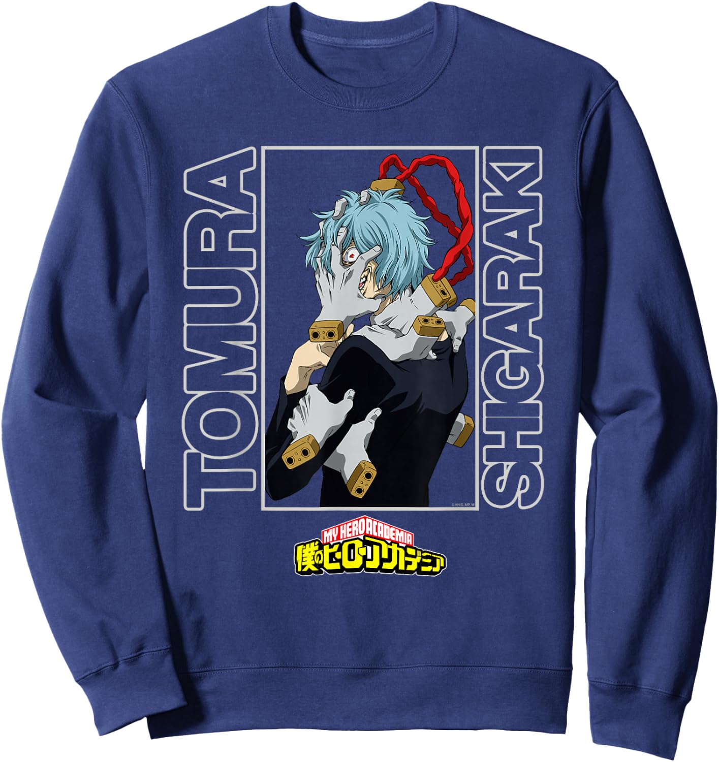 My Hero Academia Tomura Shigaraki Anime Sweatshirt - Sweatshirt | Navy