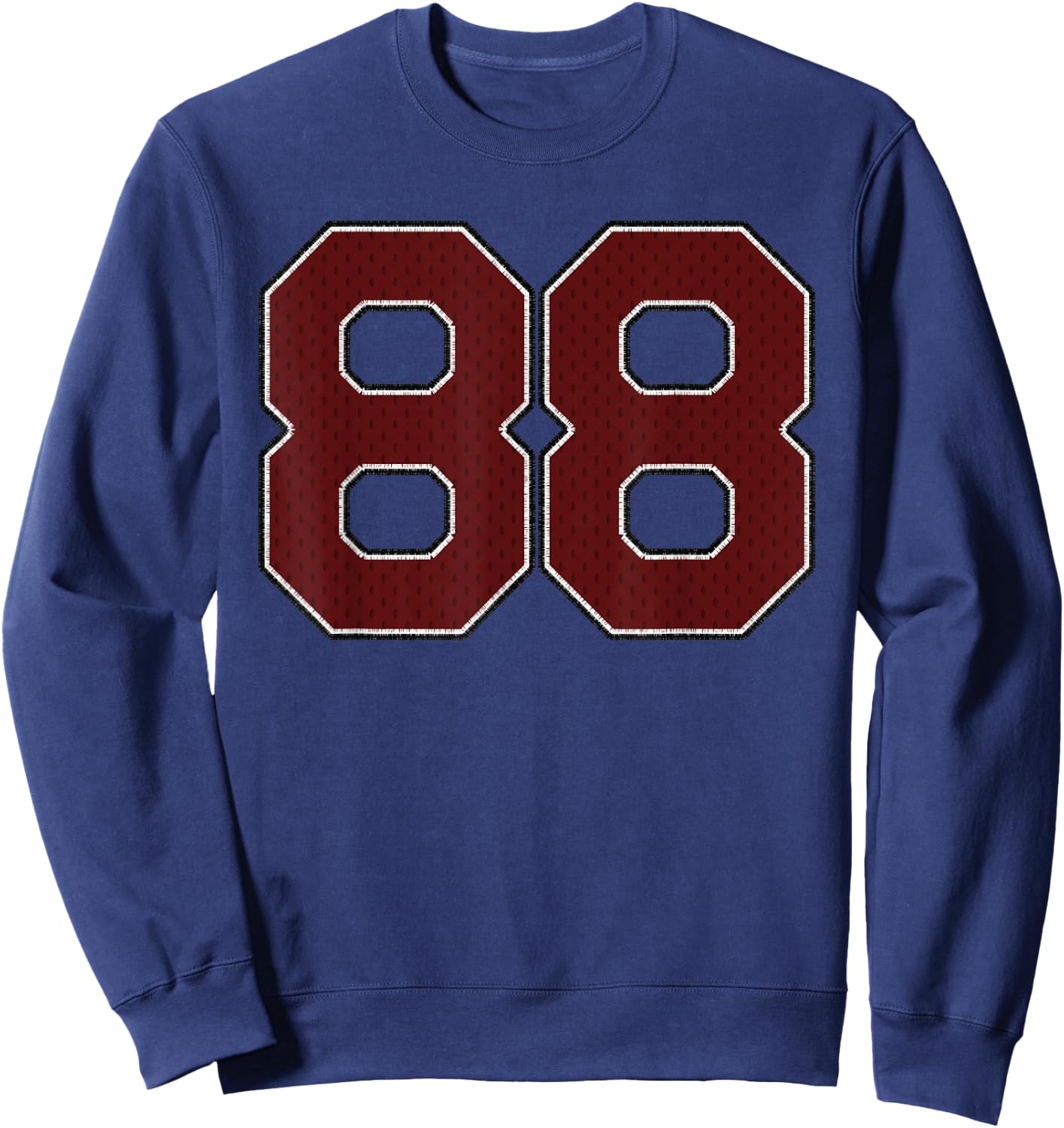 Player Maroon Number 88 Sports Fan Wear Supporter Sweatshirt - Sweatshirt | Navy
