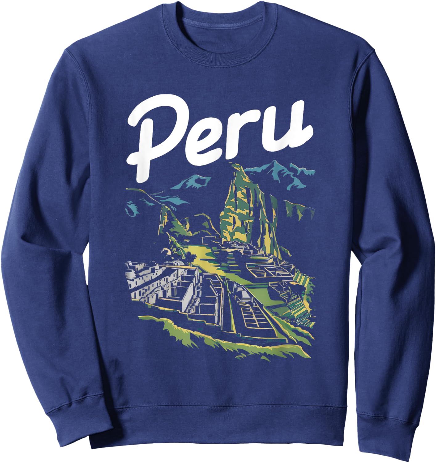 Peru Lover - Typical Peruvian Vacation Souvenir Sweatshirt - Sweatshirt | Navy