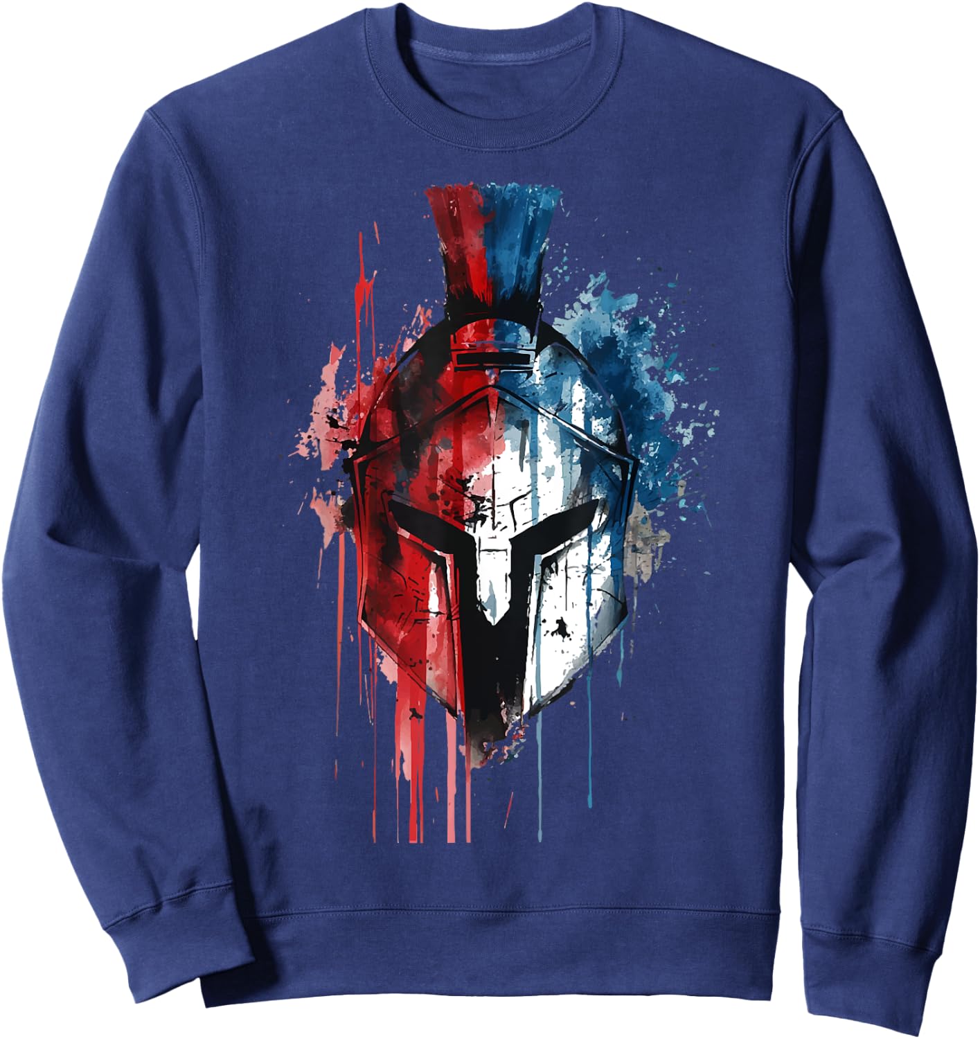 Sparta Spartan Fighter Helmet Greeks Leonidas Sparta Sweatshirt - Sweatshirt | Navy
