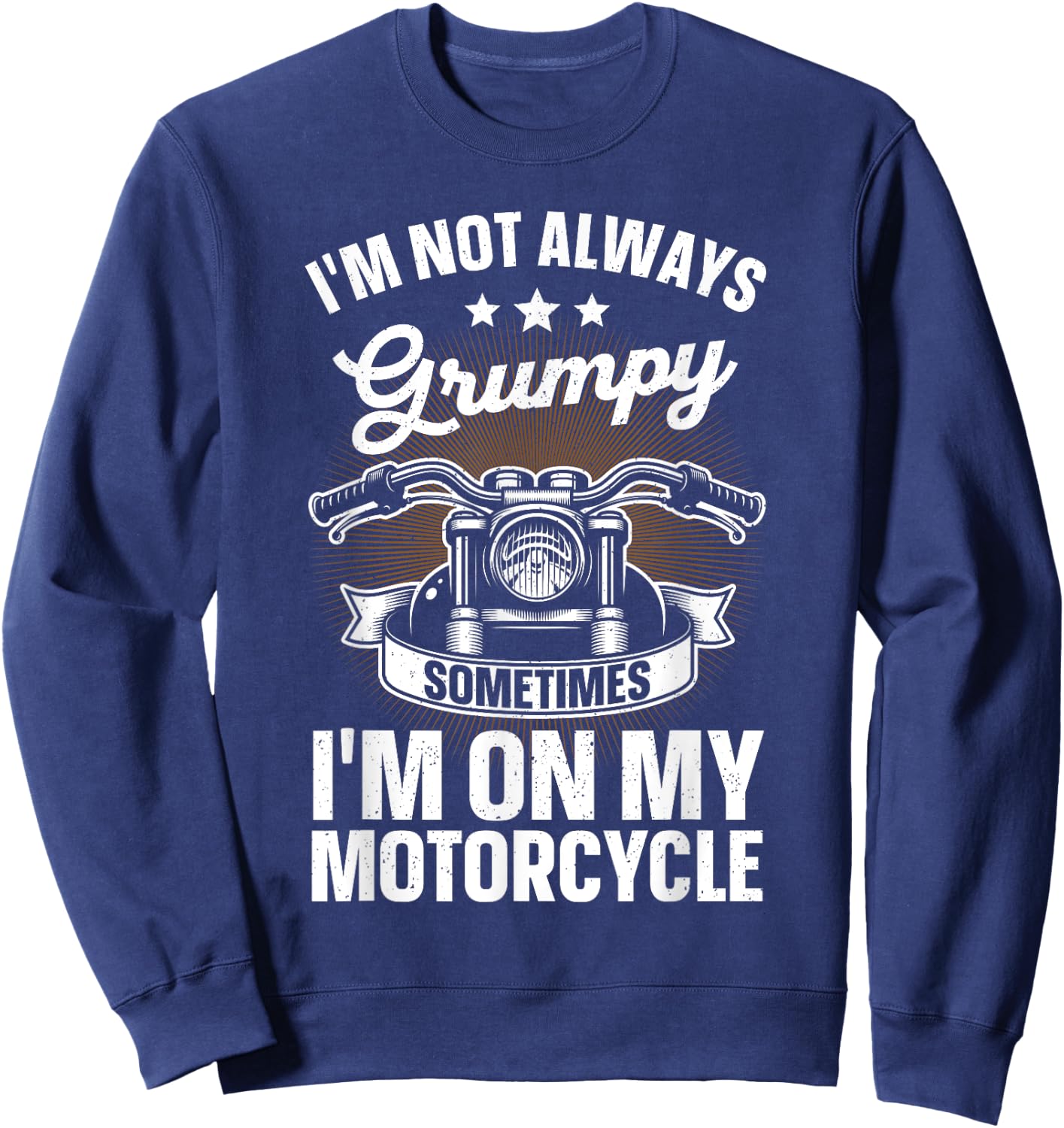 Motorcycle Rider Art Women Dad Motorcycle Bike Lover Sweatshirt - Sweatshirt | Navy