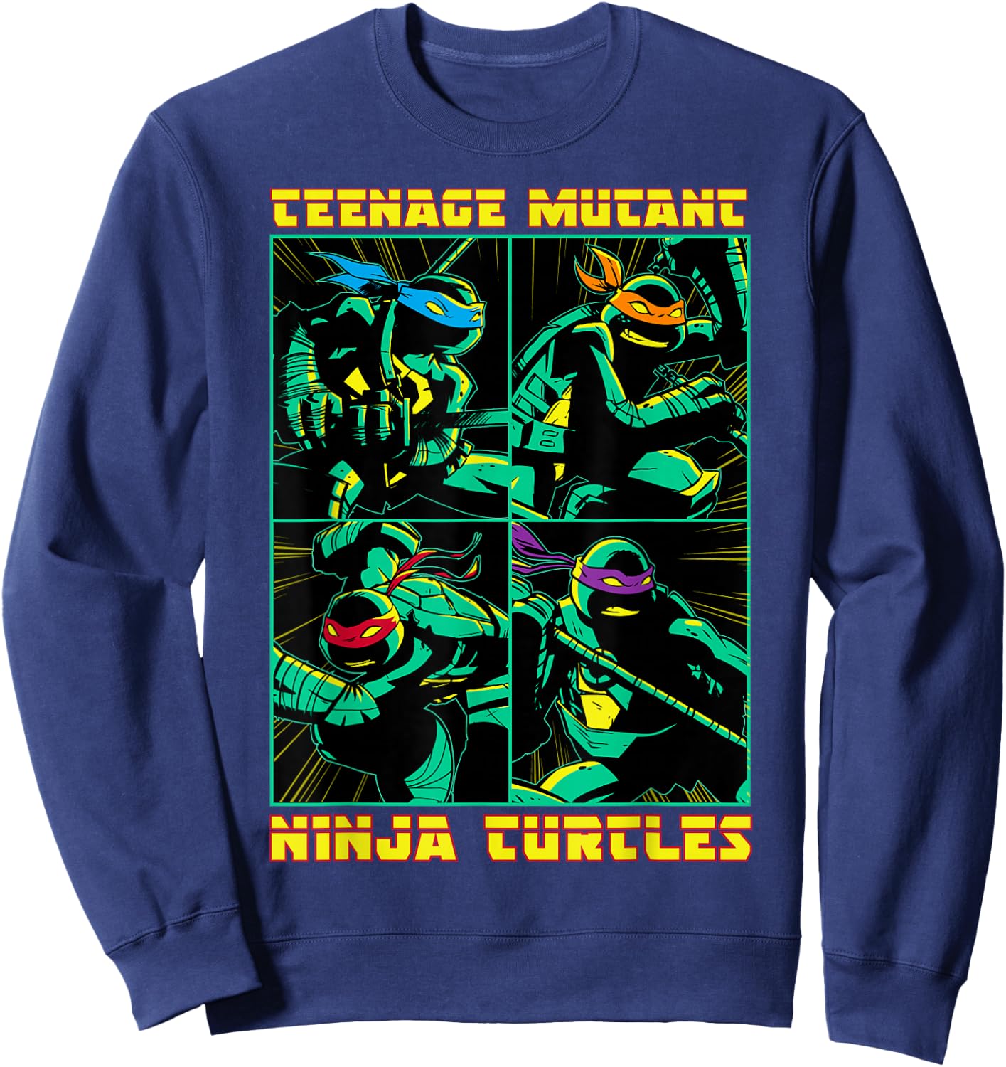 Teenage Mutant Ninja Turtles Action Panel Sweatshirt - Sweatshirt | Navy