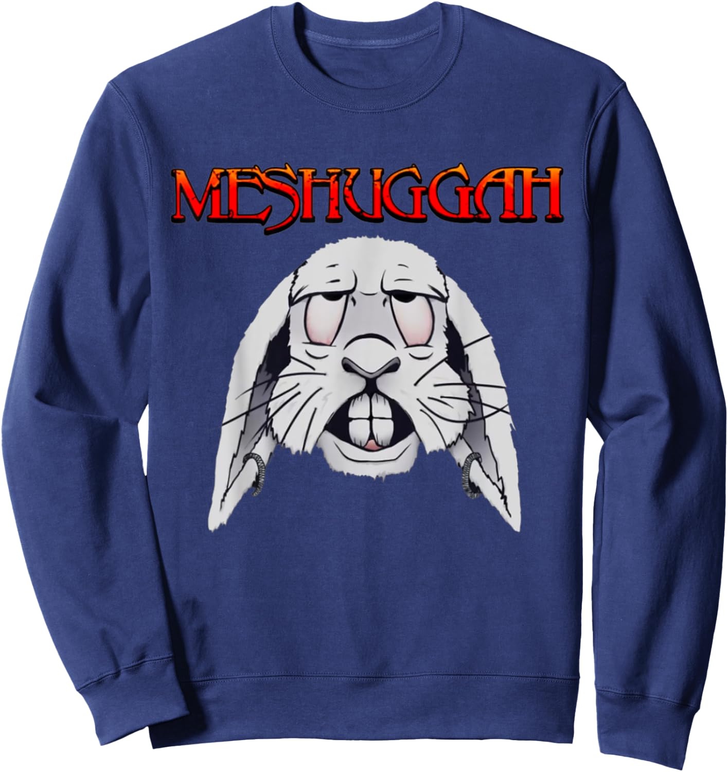 Meshuggah Graphic Design Gifts - Meshuggah Merch Sweatshirt - Sweatshirt | Navy