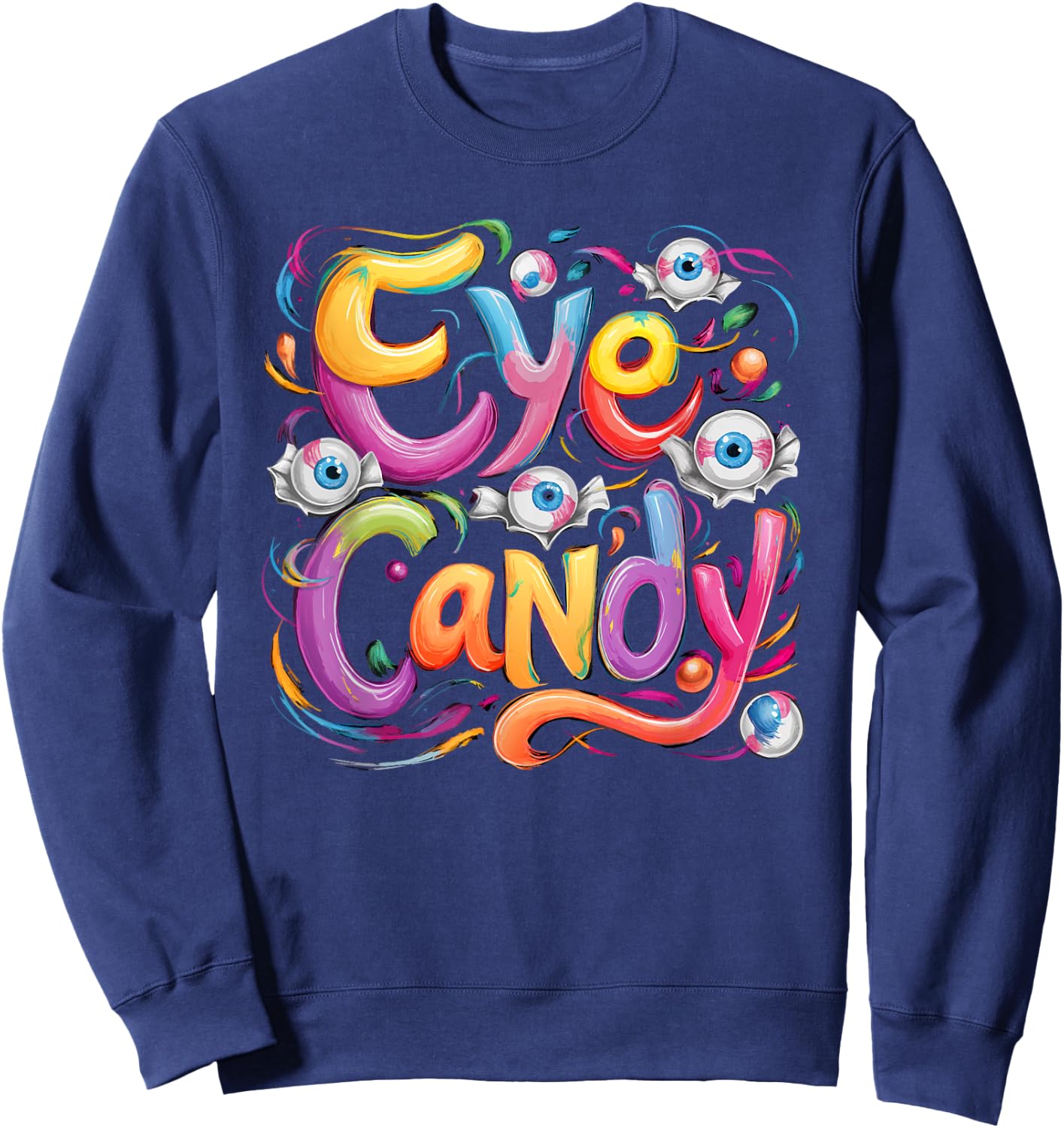 Eye Candy Sweatshirt - Sweatshirt | Navy