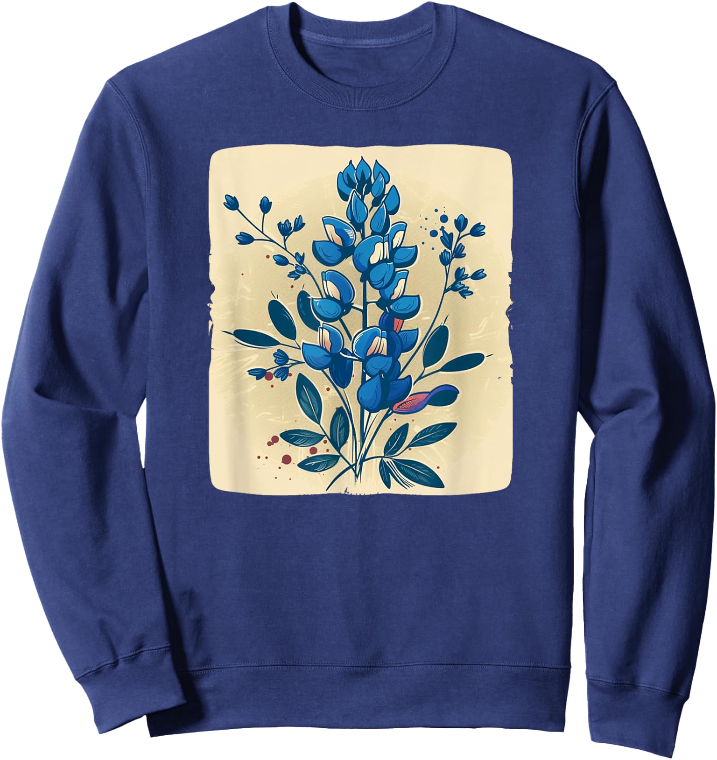 Nice Texan Bluebonnet Costume for Man and Woman Sweatshirt - Sweatshirt | Navy